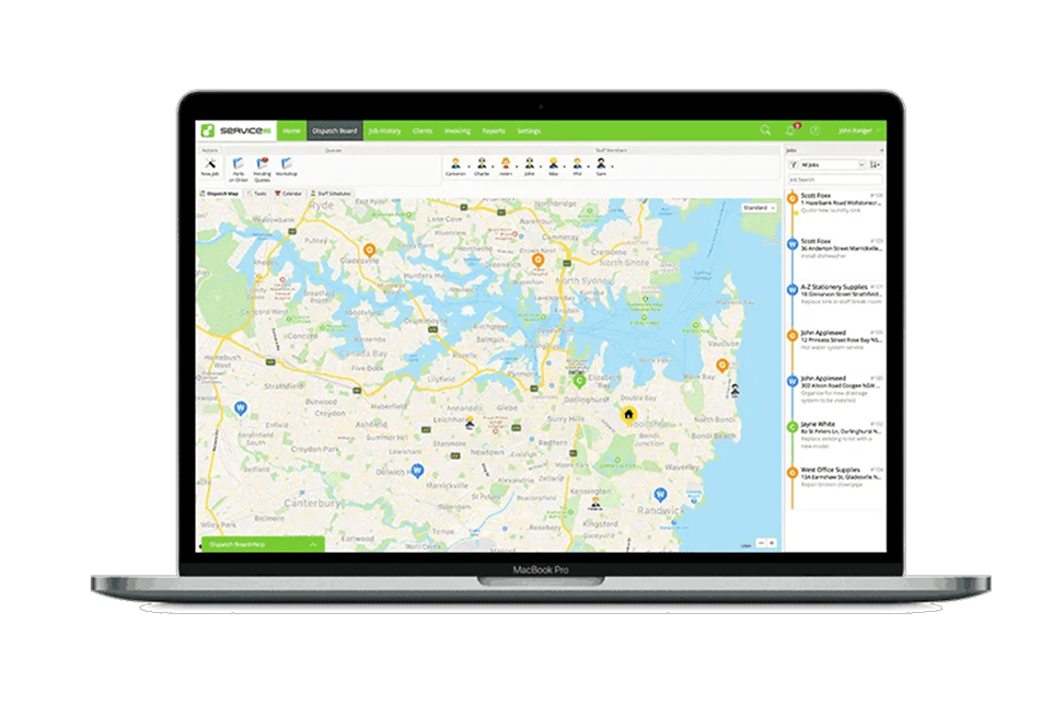 Services M8 map